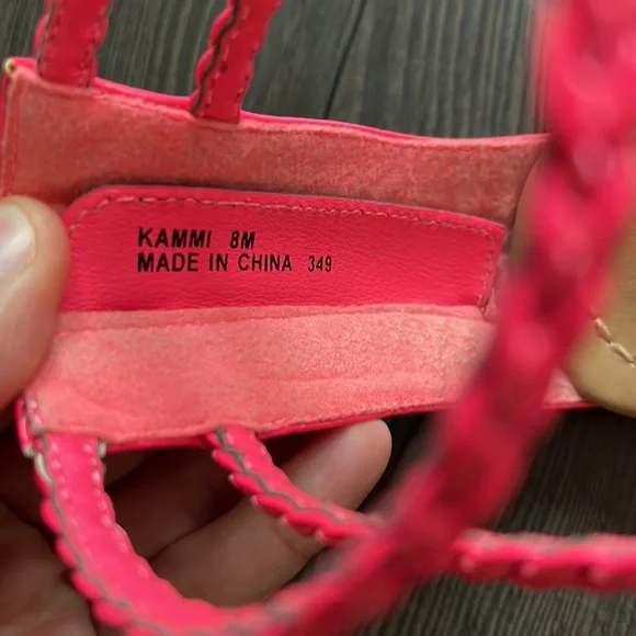 Steve Madden strappy patent leather pink sandals - Picture 5 of 6